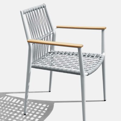 Chaise de terrasse restaurant design (lot de 4) - SARRAN